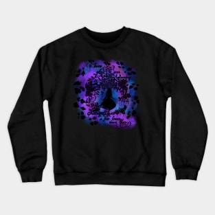 Down the rabbit hole - in tie dye and solids - Alice in wonderland Crewneck Sweatshirt